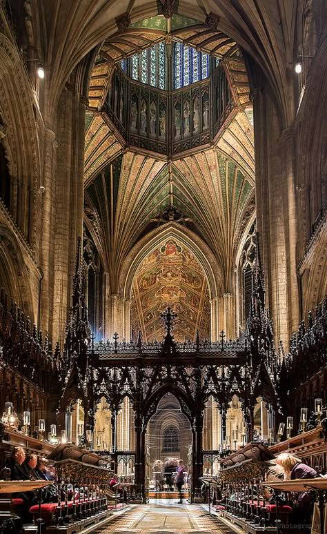 Ely Cathedral, Architecture Antique, Gothic Cathedrals, Gothic Cathedral, Cathedral Architecture, Gothic Church, Sacred Architecture, Beautiful Churches, Church Interior