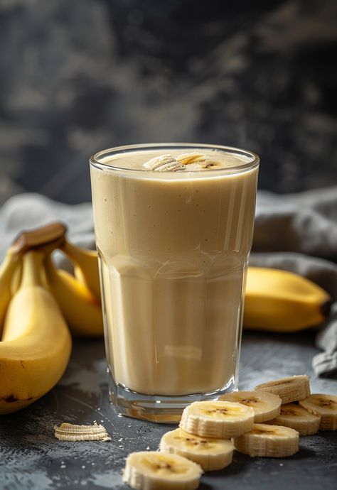 Learn How to Cook Banana Milkshake Recipe For Free | Recipes You'll Love, Made Easy! Banana Milkshake Recipe, Milkshake Drink, Trendy Recipes, Milkshake Recipe, Banana Milkshake, Tastemade Recipes, Easy To Make Desserts, Light Snacks, Milkshake Recipes