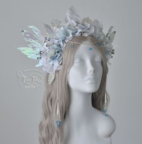 Navi Cosplay, Fairy Headdress, Festival Costumes, Blue Winter, Cyan Blue, Silver Lace, Mannequin Heads, Victoria Secret Angels, Fantasy Inspiration