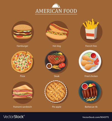 American Cuisine Food, American Meal Ideas, American Food Ideas, Dinner American, North American Food, American Dinner, American Foods, Simple Family Meals, Homemade Cookbook