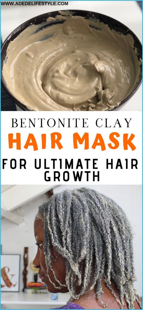 Beauty is a light that shines from within. #BeautyTips #skincare #haircare #BeautySecrets Benefits Of Bentonite Clay, Bentonite Clay Hair, Bentonite Clay Benefits, Clay Hair Mask, Bentonite Clay Mask, Hair Mask Recipe, Clay Hair, Indian Healing Clay, Fine Natural Hair