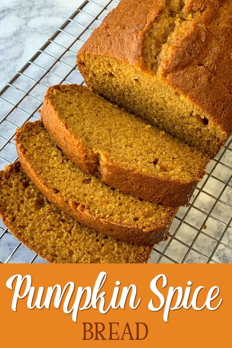 Yeast Free Bread, Pumpkin Bread Starbucks Copycat, Pumpkin Roll Recipe Easy, Pureed Pumpkin, Best Pumpkin Bread Recipe, Canned Pumpkin Recipes, Bread For Breakfast, Starbucks Pumpkin Bread, Yeast Free Breads