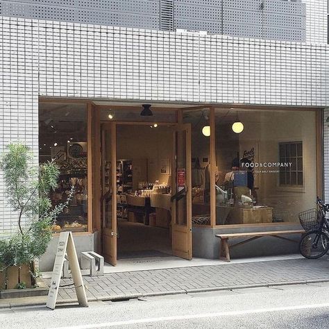 Coffee Shop Concept, Mini Cafe, Retail Facade, Small Cafe Design, Shop Facade, Storefront Design, Cafe Shop Design, Small Cafe, Coffee Shops Interior