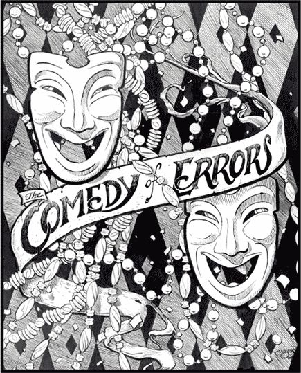 The Comedy of Errors The Comedy Of Errors, Shakespeare Love, Fall Shows, Shakespeare Plays, Theatre Poster, Comedy Show, William Shakespeare, Historical Art, Book Authors