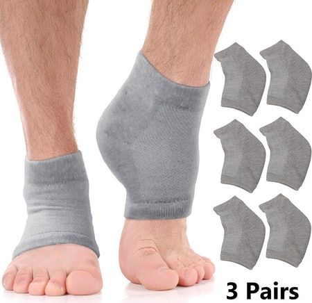 47 Weird Products On Amazon That Are About As Genius As It Gets Feet Lotion, Aloe Socks, Pedicure Socks, Gel Socks, Dry Cracked Heels, Dry Heels, Heel Repair, Heel Socks, Cracked Heel