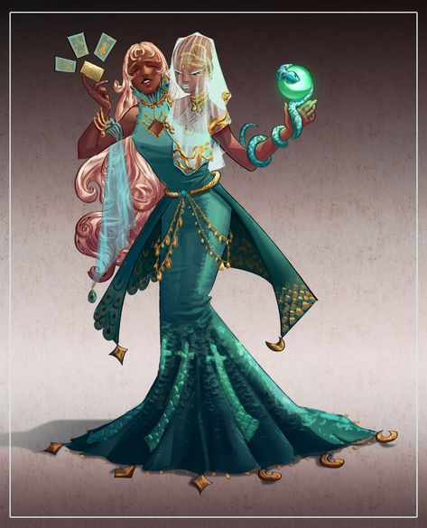 Fortune Teller Dnd Character, Fortune Teller Fashion, Fortune Teller Concept Art, Dnd Fortune Teller, Fortune Teller Character Design, Psychic Character Design, Fantasy Fortune Teller, Fortune Teller Drawing, Fortune Teller Character