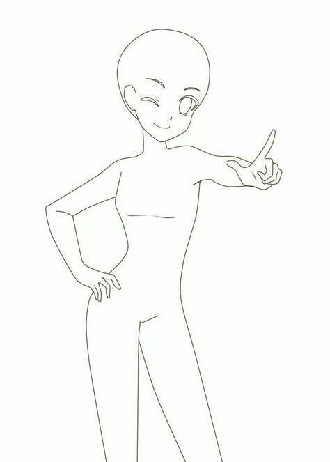 Anime Pointing Finger Pose, Pointing Pose Reference Drawing, Pointing Finger Reference, Pointing Pose Reference, Pointing Pose, Ych Base, Drawing Anime Bodies, Poses Manga, Pointing Finger