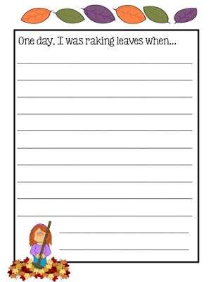 Fallin' For Fall-Fall Writing Prompts Writing 2nd Grade, Fall Writing Prompts, Composition Writing, Fall Worksheets, Happy First Day Of Fall, Second Grade Writing, Writing Images, Third Grade Writing, Fall Writing