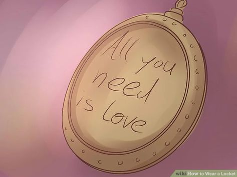 How to Wear a Locket: 12 Steps (with Pictures) - wikiHow What To Put In A Locket, Locket Ideas, Warm Skin Tone, Cool Skin Tone, Antique Locket, 12 Step, 12 Steps, Gold Locket, Precious Metal