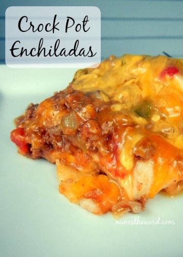 Crock Pot Enchiladas, Enchilada Stack, Seafood Enchiladas Recipe, Beef Enchiladas, Freezer Meal, Crockpot Beef, Enchilada Recipes, Crock Pot Slow Cooker, Crock Pot Cooking