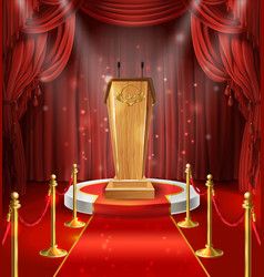 Stairs Background, Glass Showcase, Free Vector Illustration, Red Curtains, The Orator, Red Carpet Event, Silhouette Art, Perfect Image, Microphones