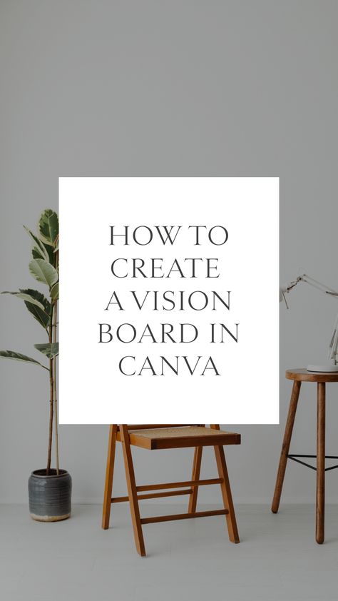 Canva Vision Board Free Vision Board Template, Free Vision Board, Create A Vision Board, Vision Board Template, Digital Vision Board, Board Template, Vision Board Pictures, A Vision Board, Creating A Vision Board