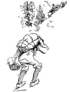 Hiker with Backpack Hiker Drawing, Backpack Drawing, Shel Silverstein, Left Hand, A Man, Sketch, Clip Art, Humanoid Sketch, Backpacks