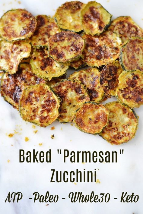 Aip Zucchini, Autoimmune Lifestyle, Aip Veggies, Fantasy Feast, Aip Sides, Baked Parmesan Zucchini, Aip Vegan, Autoimmune Diet Recipes, Aip Diet Recipes