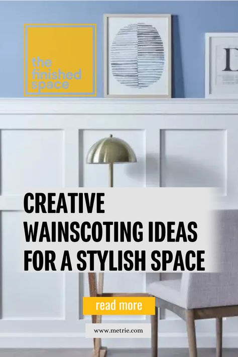 When it comes to Wainscoting, no room is off-limits! It’s a feature that can transform any living area into a chic, inviting, and eye-catching space. Learn more about Wainscoting on the blog! Small Entryway Wainscoting Ideas, Wainscoting Ideas, Installing Wainscoting, Picture Rail, Elegant Chair, Orange Walls, Small Entryway, Stylish Living Room, Living Room Spaces