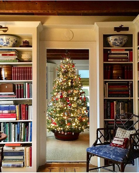 Nola House, River Road, Dining Areas, Reading Room, Christmas House, Home Library, Dream Rooms, Cozy Christmas, Interior Inspo