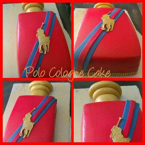 Polo Ralph Lauren Cologne cake by @curshanacakes Cologne Cake For Men, Ralph Lauren Cologne, Men Cakes, Birthday Cakes For Teens, 18th Bday, Cakes For Men, Theme Parties, Mens Cologne, Theme Party