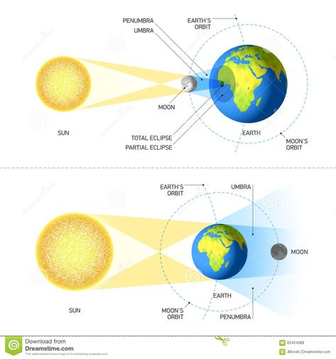 Lunar Eclipse Diagram, Earth Sun And Moon, Solar And Lunar Eclipse, Partial Eclipse, Moon Orbit, Eclipse Solar, Hubble Images, Sun And Earth, Earth And Space Science