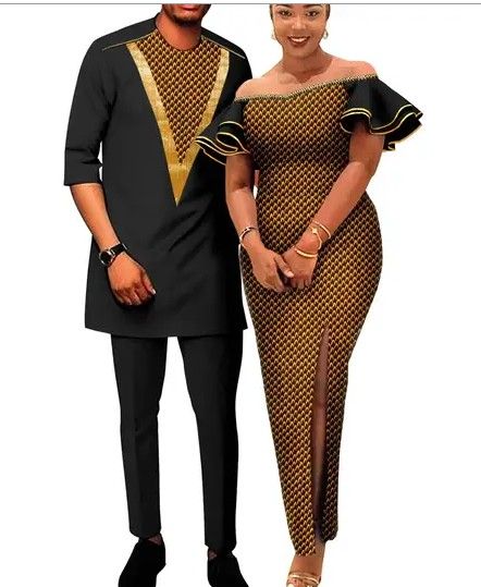 Your one African style you can never forget Couple Ankara Outfits Matching, Nigerian Couple Outfits Matching, Couples Traditional Outfits Matching, African Couple Outfit Matching, Couple Outfits Matching Classy, Ankara Couple Outfit, Ensemble Couple, African Print Dresses For Women, Couple Outfits Matching