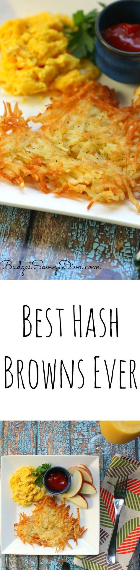 The Best Hash Browns Ever Recipe - Crispy hash browns . They are easy to make and it is from scratch. I cannot wait to make this again. You can even use sweet potatoes. Three Ingredient Recipes, The Chew Recipes, Carla Hall, Brown Recipe, Hashbrown Recipes, Ultimate Breakfast, 3 Ingredient Recipes, Morning Glories, The Chew