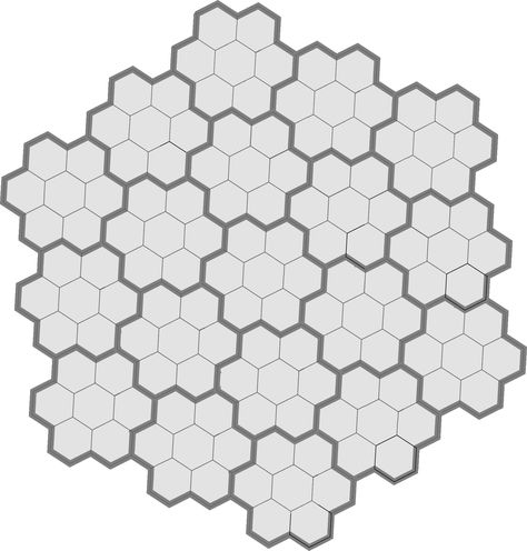 Hexagonal Map, Paper Folding Designs, Hexagon Game, Cartography Design, Hex Map, Hex Grid, Pen And Paper Games, Fantasy Map Making, Board Game Design