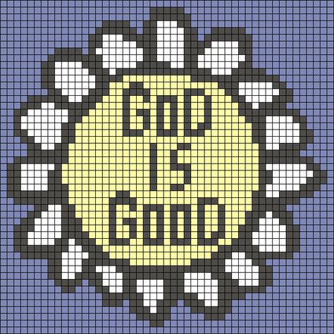 Bible Pixel Art, Christian Perler Bead Patterns, Christian Pixel Art, Crochet Christian, Cute Alpha Patterns, Christian Crochet, Pixel Grid, Crochet Grid, Grid Patterns