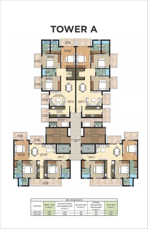 3bhk Apartment Floor Plans, Residential Building Floor Plan, Small Apartment Building Plans, Condominium Floor Plan, Investing In Property, Condominium Architecture, Residential Building Plan, Small Apartment Plans, Residential Architecture Apartment