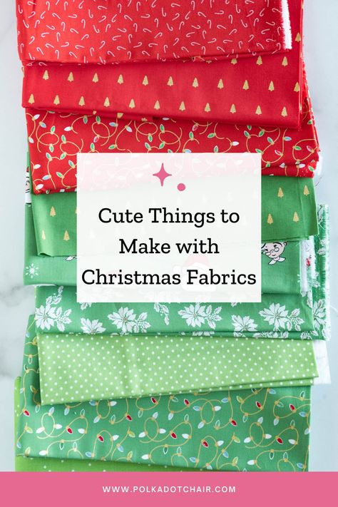 Are you looking for fun, cute, and free things to sew with Christmas fabrics? I adore sewing Christmas projects and am happy to share some of my favorite things to make with Christmas fabric! Homemade Christmas Gifts Sewing Easy Diy, Crafts With Christmas Fabric, Christmas Fabric Scrap Projects, Ornament Sewing Projects, Christmas Projects To Sew, Christmas Sewn Gifts, Kitchen Fabric Crafts, Christmas Diy Sewing Projects, Christmas Craft Fair Ideas To Sell Sewing