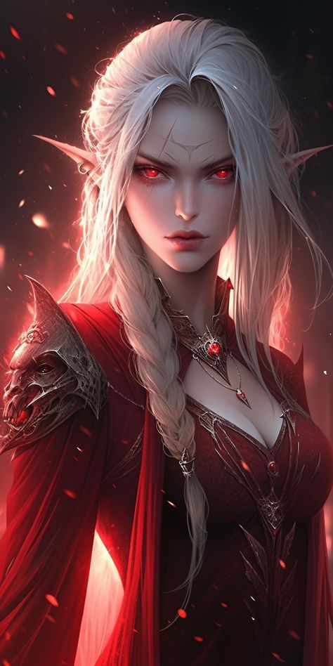 Fantasy Elf Art, Mroczny Elf, Fantasy Vampire, Fantasy Elf, Elf Cosplay, Elf Characters, Female Elf, Elf Art, Girl Elf