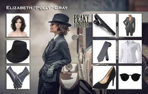 Aunt Polly Peaky Blinders Outfits, Pinky Blinders Costume Women's, Polly Peaky Blinders Fashion, Polly Peaky Blinders Costume, Polly Gray Outfit, Peaky Blinders Style Women, Peaky Blinders Outfits For Women, Peaky Blinder Outfit, Peaky Blinders Halloween Costume Women