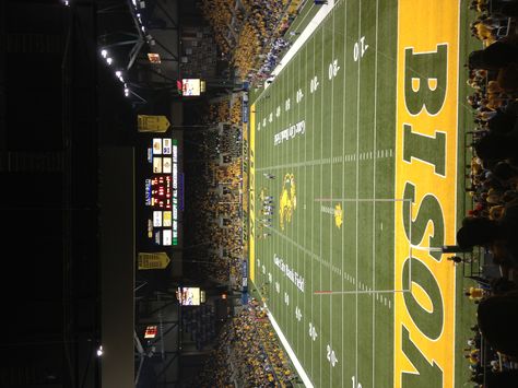 NDSU Bison game My nephew played for the Bison Football team Ndsu Bison Football, Ndsu Bison, North Dakota State University, Football Stadiums, Home Team, North Dakota, Football Season, College Football, Football Team