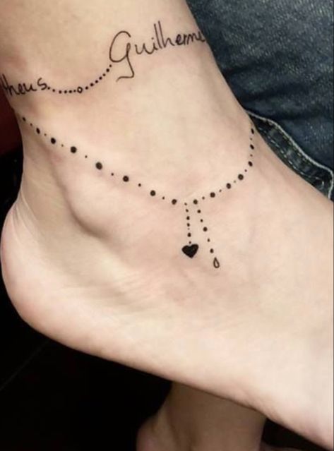 Ankle Bracelet Tatoos, Anklet Tattoos Wrap Around, Twin Tattoo Ideas, Ankle Bracelets Tattoos For Women, Twinless Twin, Charm Anklet Tattoo, Medical Alert Tattoo, Anklet Tattoos For Women, Charm Bracelet Tattoo