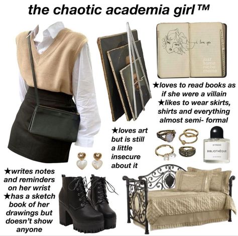 Chaotic Academia Outfits, Academia Aesthetic Outfit, Classic Academia, Dark Academia Outfits, Chaotic Academia, Academia Outfits, Aesthetic Dark Academia, Mood Clothes, Academia Style