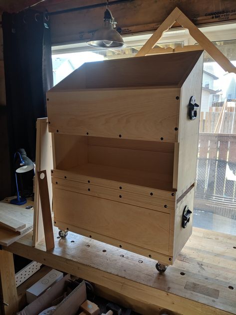 Traveling Dutch Tool Chest build continued (back and front) – Markus Tobert Dutch Tool Chest, Wood Tool Chest Plans, Wood Tool Chest, Lip Pictures, Tool Chests, Tool Cabinet, Low Cabinet, Beading Tools, Tool Chest