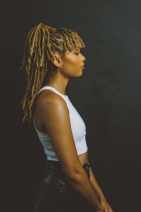 The Locs Have It: Black Women On The Beauty Of Their Loc Journeys Models With Locs, Photo Shoot With Locs, Locs Photoshoot, Black Women With Locs Photoshoot, Dreadlock Photoshoot Black Women, Black Woman With Locs Artwork, Chloe And Halle, Black Curls, Two Strand Twists