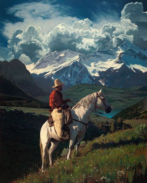 Mark Maggiori, Western Artwork, Western Paintings, West Art, Cowboy Art, Country Men, Mountain Man, Painting Wallpaper, American West