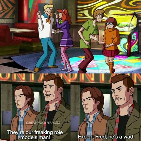 Supernatural Scooby Doo, Supernatural Cw, Supernatural Crossover, Scooby Gang, Scooby Doo Mystery Inc, Scooby Doo Movie, Scooby Doo Images, Scooby Doo Mystery Incorporated, Castiel Supernatural