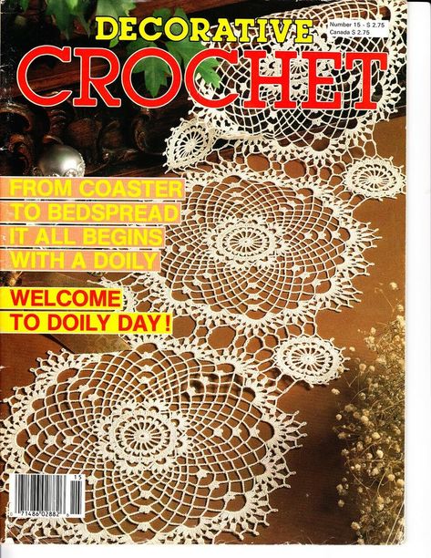 Book Crochet, Crochet Numbers, Decorative Crochet, Crochet Book, Crochet Magazine, Knitting Magazine, Crochet For Home, Crochet Books, Lace Doilies