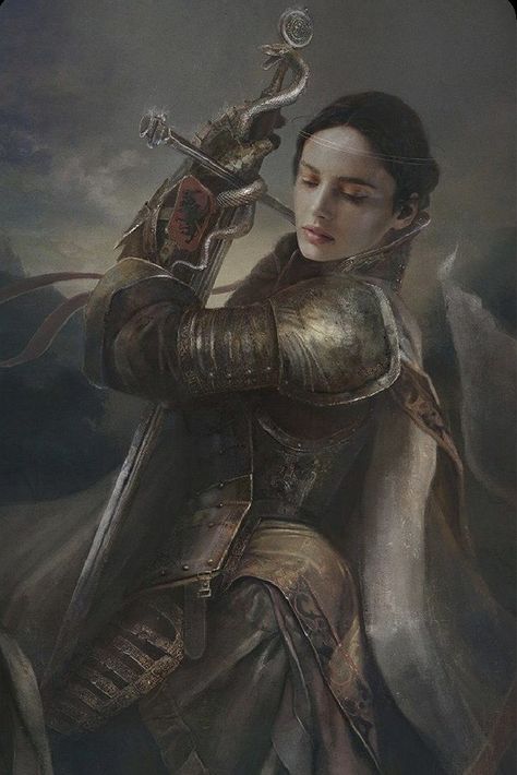 Eve Ventrue, Knight Armor, Art Template, Fantasy Aesthetic, High Fantasy, Epic Art, Female Character Design, Dnd Characters, Fantasy Artwork