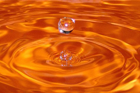 #orange #water #drop #color Ripple Wallpaper, Transparent Aesthetic, Raw Carnelian, Orange Water, Aesthetic Pretty, Orange Hues, Orange Walls, Rainbow Aesthetic, Orange You Glad