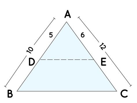 Basic Proportionality Theorem | Thales Theorem | Statement & Proof - Cuemath Thales Theorem, Similar Triangles, Isosceles Triangle, Ruled Paper, Free Worksheets, Geometry