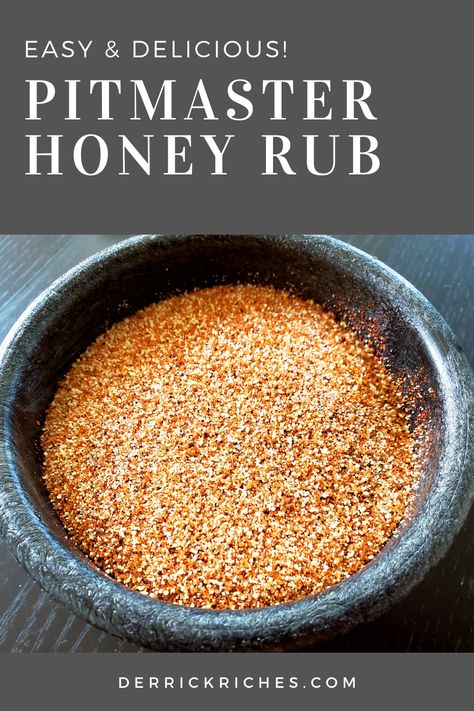 Maple Dry Rub Recipe, Honey Bbq Dry Rub Recipe, Homemade Bbq Rub Recipes, Hot Honey Rub Recipe, Bbq Spice Rub Recipes, Meat Rubs Recipes Spice Mixes, Bbq Rubs Homemade, Meat Rubs Recipes, Hot Honey Dry Rub