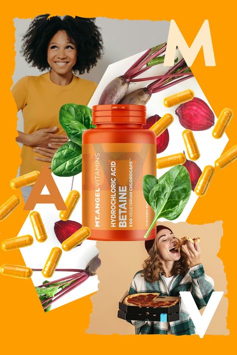 Fuel your body with the nutrients it craves with Betaine HCl. Whether it’s leafy greens or a hearty meal, our hydrochloric acid formula supports healthy digestion, optimal gastric juices, and nutrient absorption. 🍽️

Because it’s not just about what you eat—it’s about what your body absorbs. Hydrochloric Acid, Gastric Juice, Nutrient Absorption, Vitamins And Supplements, Hearty Meal, Healthy Digestion, Leafy Greens, What You Eat, Hearty Meals