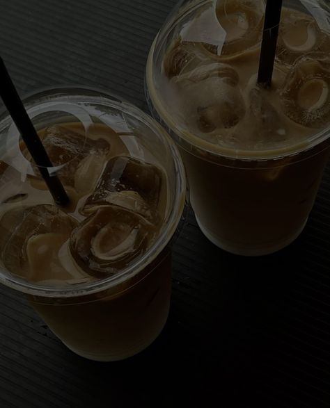 Iced Coffee, Drinks, Coffee, Black