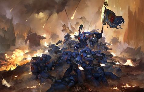 #Warhammer Warhammer 40K #Armor #Battle #Flag Space Marine Warhammer 40k #Warrior #Weapon #1080P #wallpaper #hdwallpaper #desktop Space Marine Art, Vitruvian Man, Man Illustration, Warhammer 40k Art, Age Of Sigmar, Last Stand, Warhammer Art, Warhammer 40k Artwork, Warhammer Fantasy