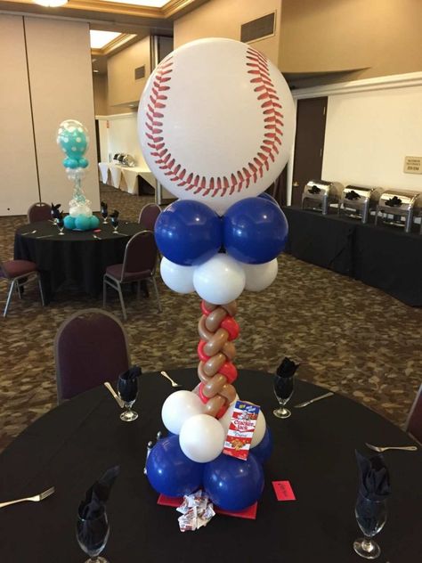 Baseball Baby Shower Theme, Sports Baby Shower Theme, Sports Party Decorations, Sports Baby Shower, Baseball Theme Party, Baseball Birthday Party, Baseball Party, Baseball Birthday, Baseball Baby