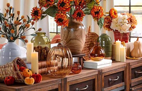 Hobby Lobby Fall Flower Arrangements, Fall Flower, Home Supplies, Garland Decor, Decor Fall, Needle Art, Fabric Projects, All Craft, Pumpkin Decorating