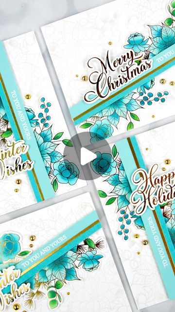 Jennifer McGuire on Instagram: "I have another video up! This one shares a great stencil hack, card design trick, and much more. 🩵 Leave a comment with “please” and I will send you a message with a link, or just follow the link in my bio!   #sharehandmadekindness #cardmaking thanks @ginakdesigns !-" Jennifer Mcguire Cards, Jennifer Mcguire, Gina K, Christmas Ideas, Christmas Card, Card Ideas, Card Design, Cards Handmade, Christmas Cards