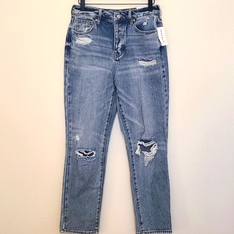 Nwt High Rise, High Waist, 90's, Casual, Flirty, Distress, Cottagecore, Summer, Crop, Pockets Size: 27 Waist- 15" Rise- 12" Inseam- 27.5" Cotton Spandex Smoke Free Home Same Day Shipping Cottagecore Summer, Pacsun Jeans, High Jeans, Pacsun, Cotton Spandex, Mom Jeans, High Waist, Button Up, High Rise