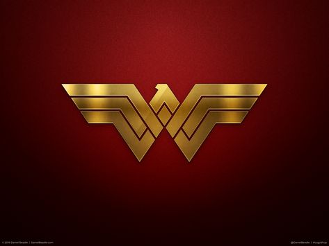 Wonder Woman Logo by Daniel Beadle Fx Logo, Woman Inspiration, Wonder Woman 1984, Dc Super Heroes, Golden Eagles, J League, Woman Logo, Female Symbol, Wonder Woman Logo